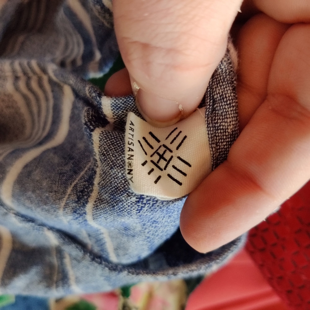 Artisan NY Flour Sack 1970s style dress - Picture 6 of 6